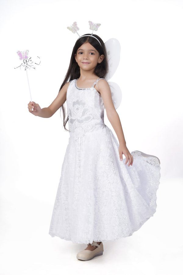 Princess Fairy Butterfly Pari Costume for Kids Girls