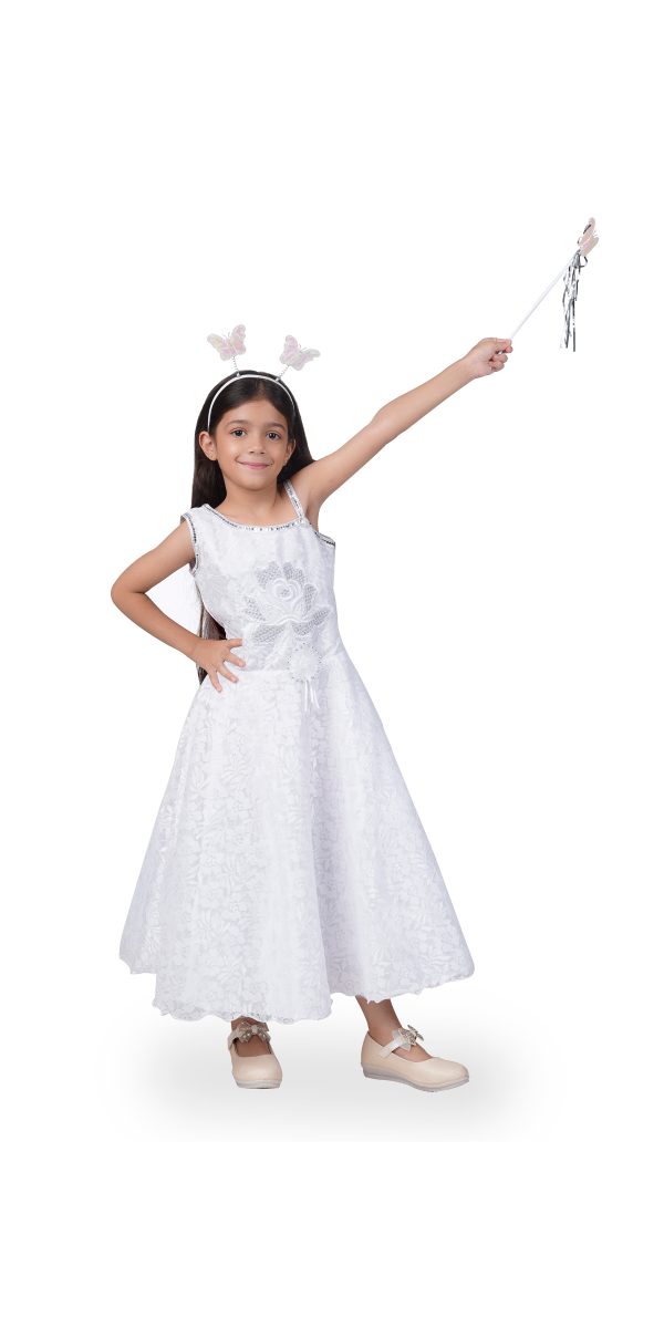 Princess Fairy Butterfly Pari Costume for Kids Girls - Image 2