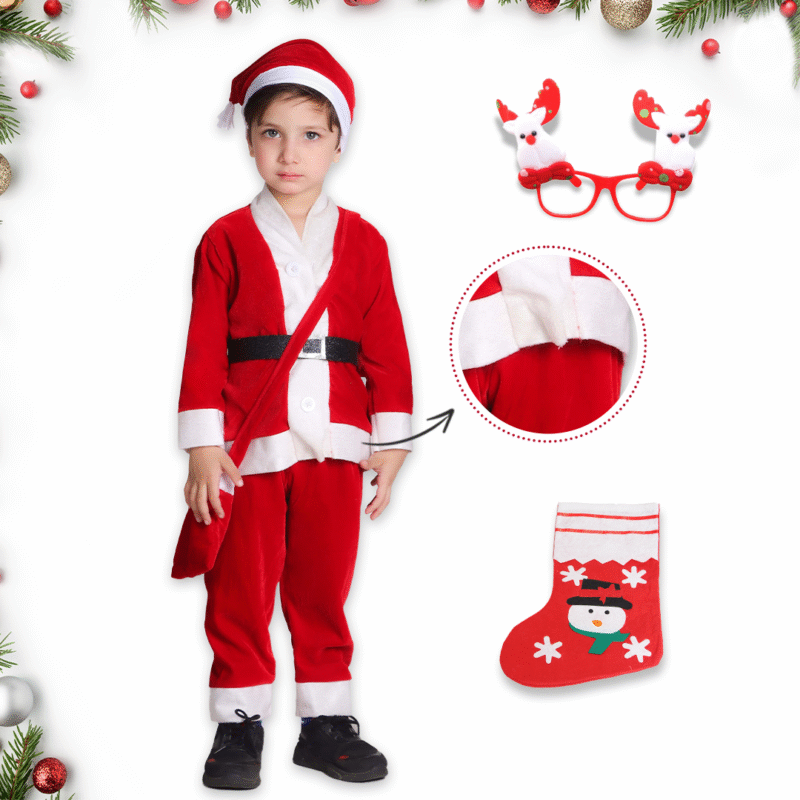 Santa Claus Costume Dress for Kids