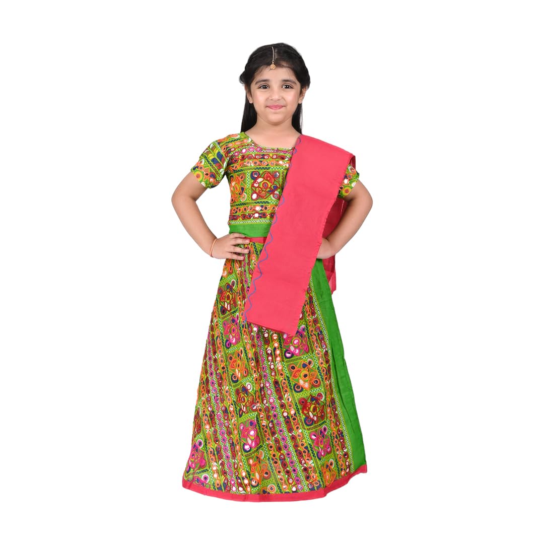 Gujarati Garba Dress for Girls – Navratri Lehenga Choli Set