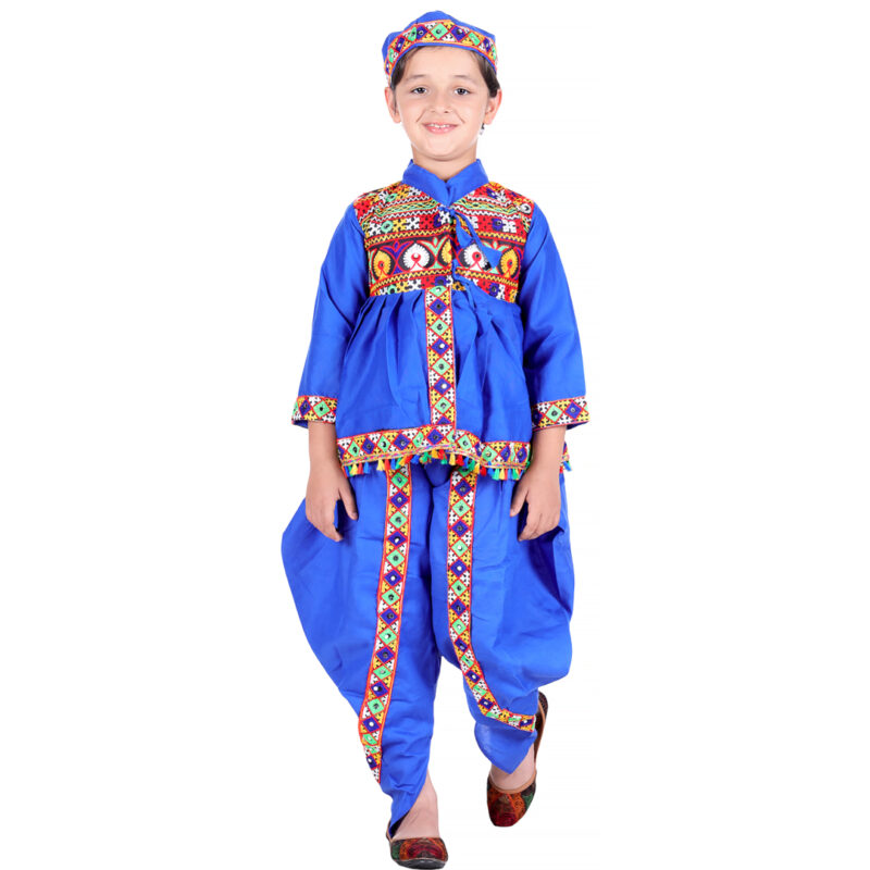 Gujarati Kedia Garba Dress – Blue