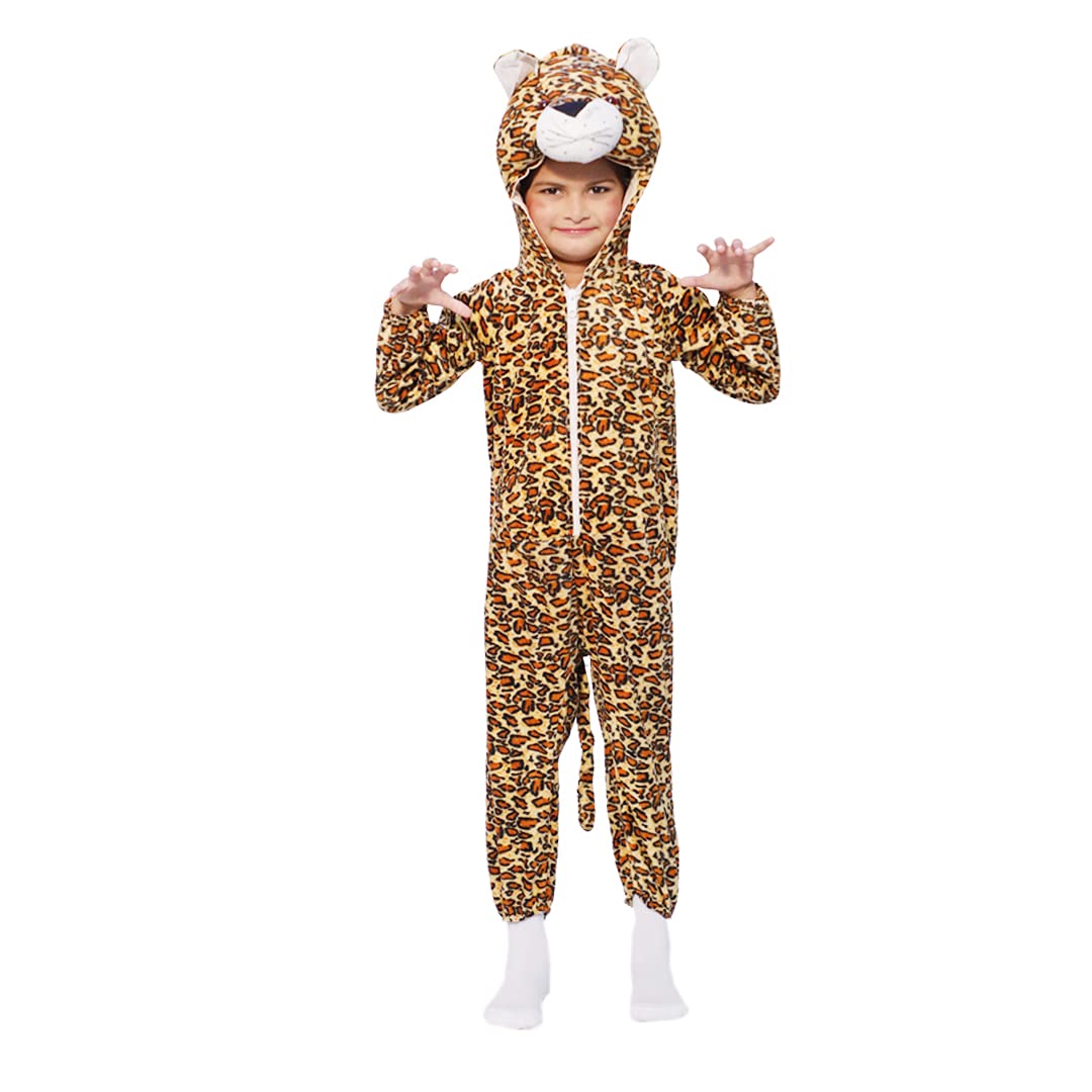 Leopard Costume Dress Animal Kids Fancy Dress Costume