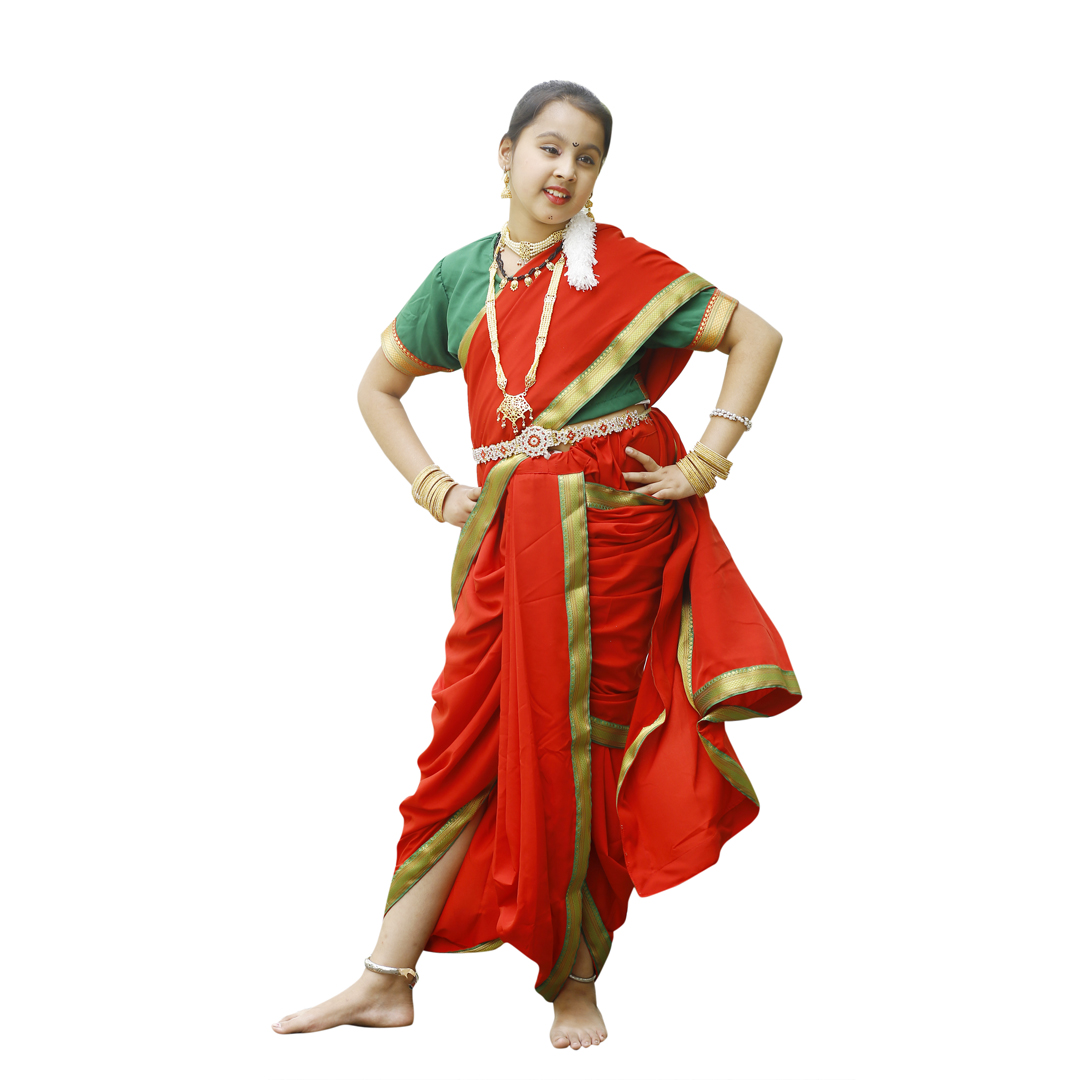 Marathi Lavani Dress for Girl