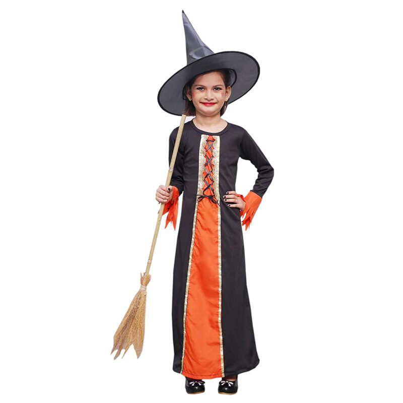 Witch Costume Dress for Kids Girls
