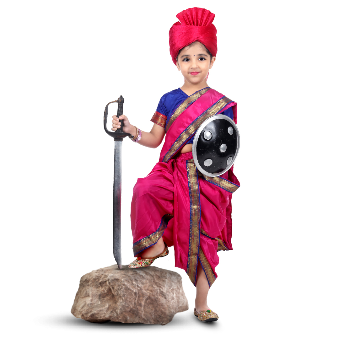 Rani Lakshmi Bai Costume for Girls